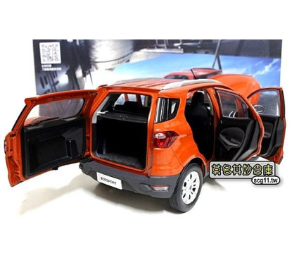 莫名其妙倉庫【EG024 1:18仿真模型車】2013 Ford 福特 The All New ECOSPORT 配件空力套件