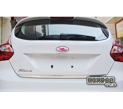 莫名其妙倉庫【FL029 前+後車標（銀底）】福特 Ford 12~13 Focus MK3 4D 5D