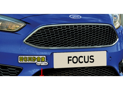 莫名其妙倉庫【CU007 升級前下巴】頂級款前下擾流 8X版本 New Focus MK3.5 精品空力套件 2015