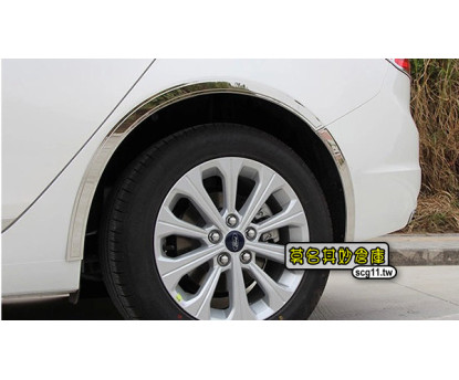 莫名其妙倉庫【SL040 不鏽鋼全包輪弧】17 18 Ford Escort 輪眉 輪弧亮片 8件組 送助黏劑