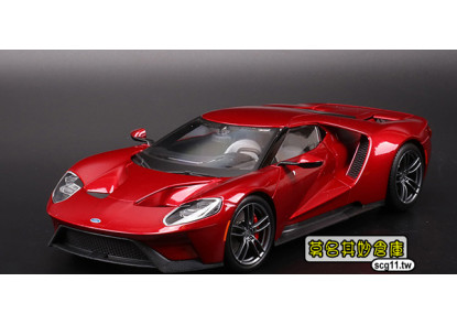 莫名其妙倉庫【GS126 Ford GT模型車】1:18藍色車門行李箱引擎蓋可開啟